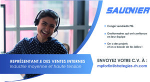 poste a combler représentant ventes internes St-Gabriel-de-brandon